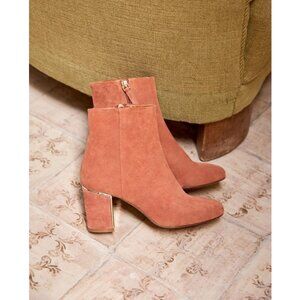 Sezane Lea Boots Blush Gold